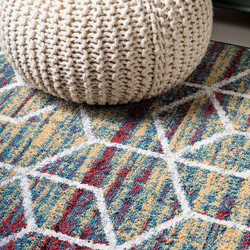 Tumbling Blocks Modern Geometric Area Rug 2